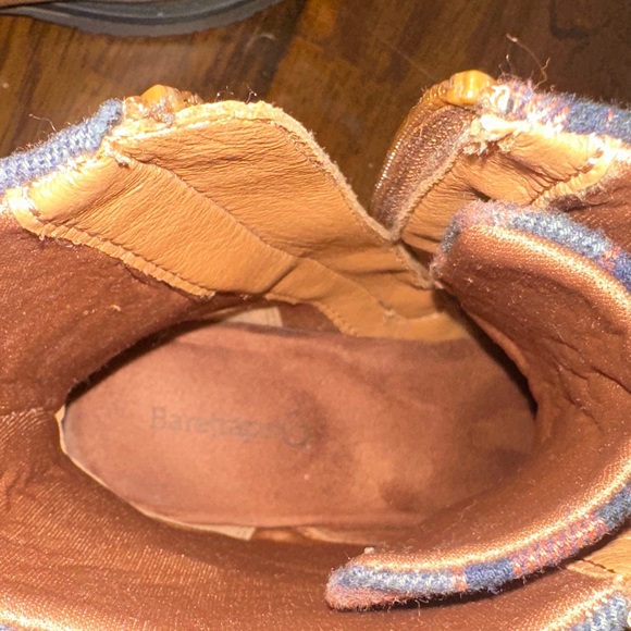 BareTraps Tan and Plaid Lace-Up Boots - Picture 2 of 8